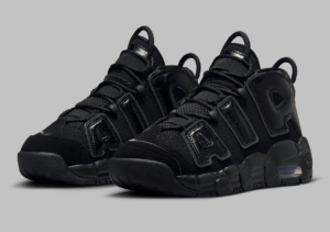 Giay Nike Air More Uptempo GS 'Triple Black' FV2264-001