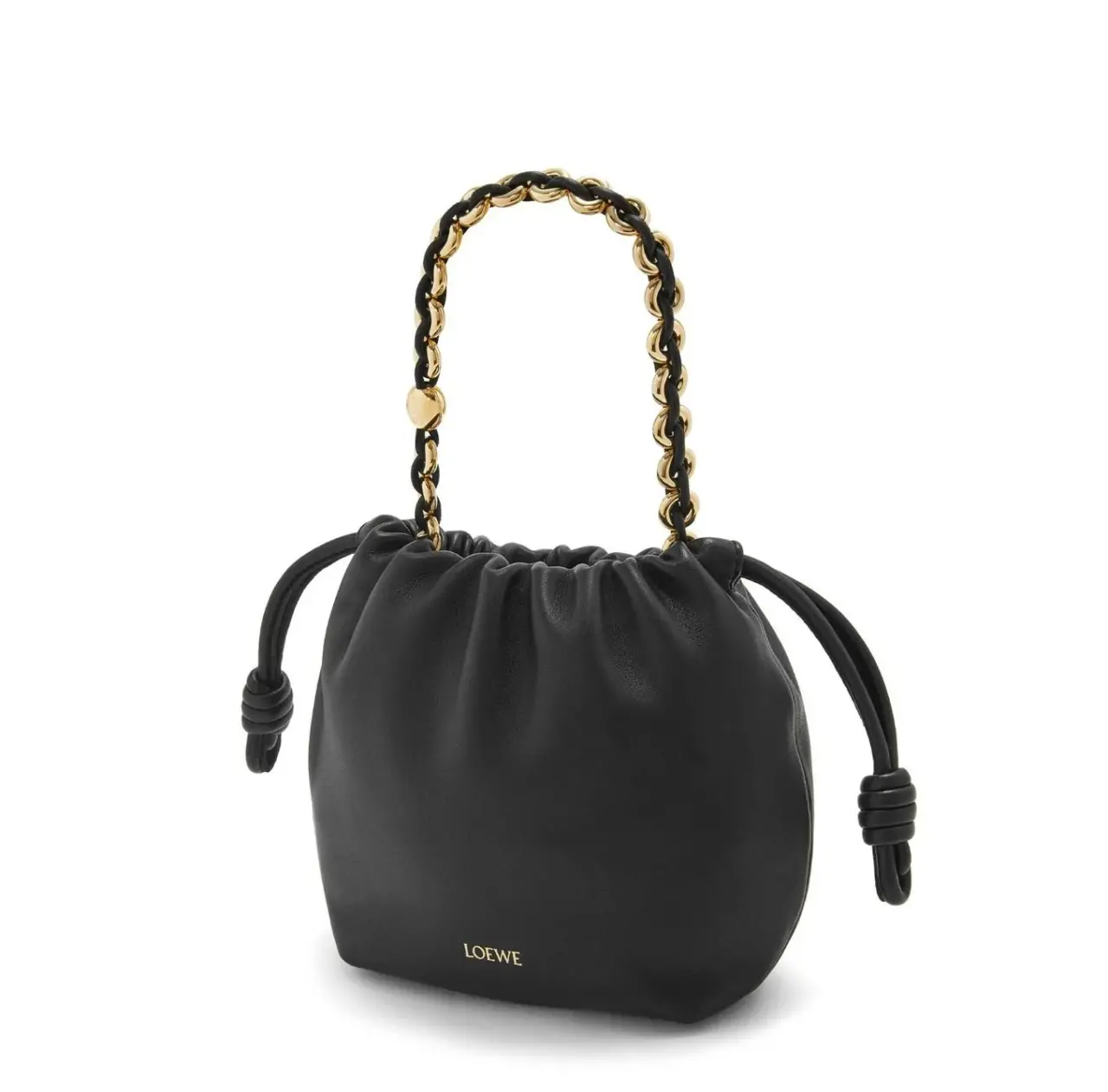 Túi Loewe Mini Flamenco Purse Bag 'Black' A914CBPX03-1100 - Ảnh 6