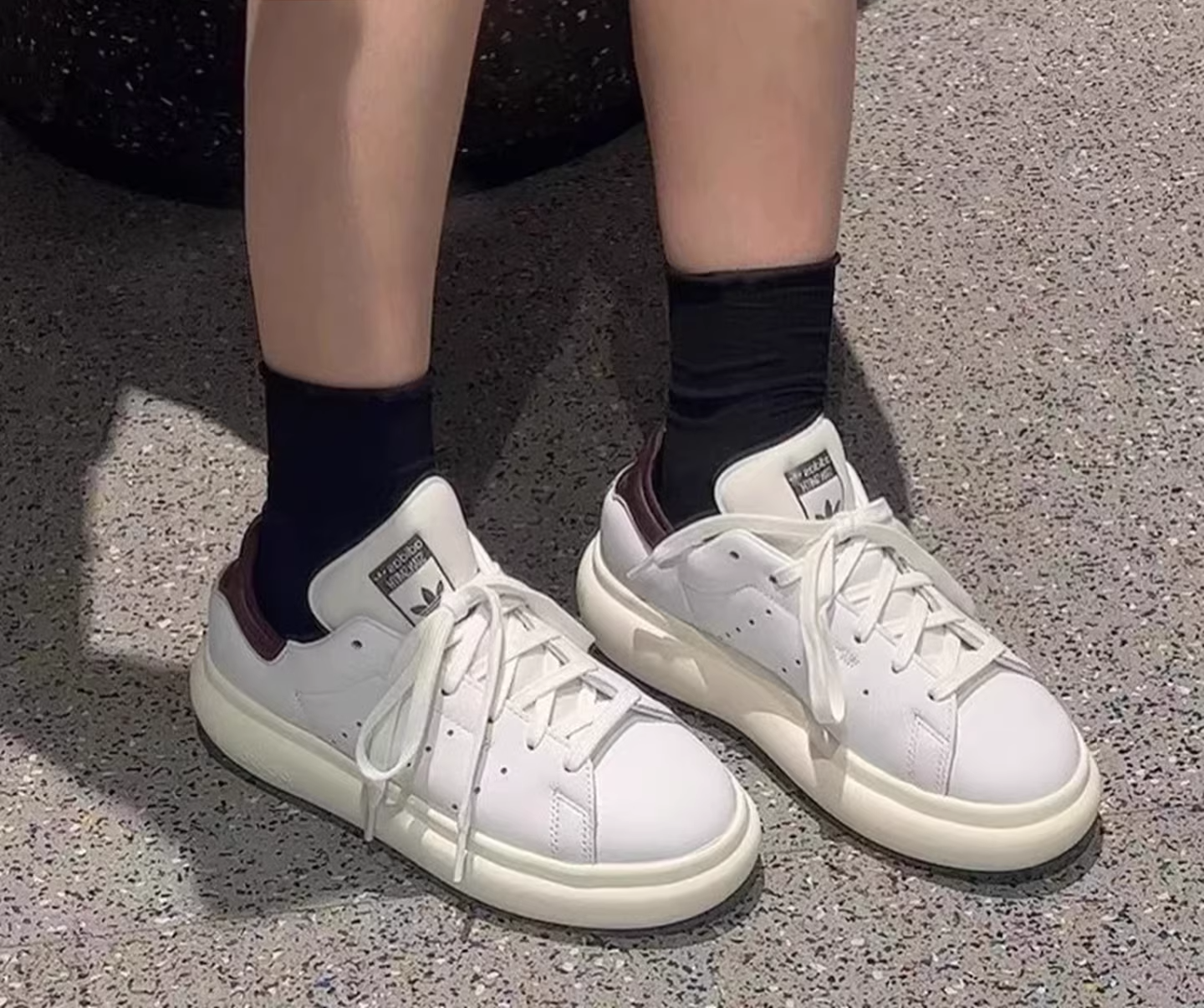 Alternative view of Giày Adidas Stan Smith PF 'Aurora Met' IF7012