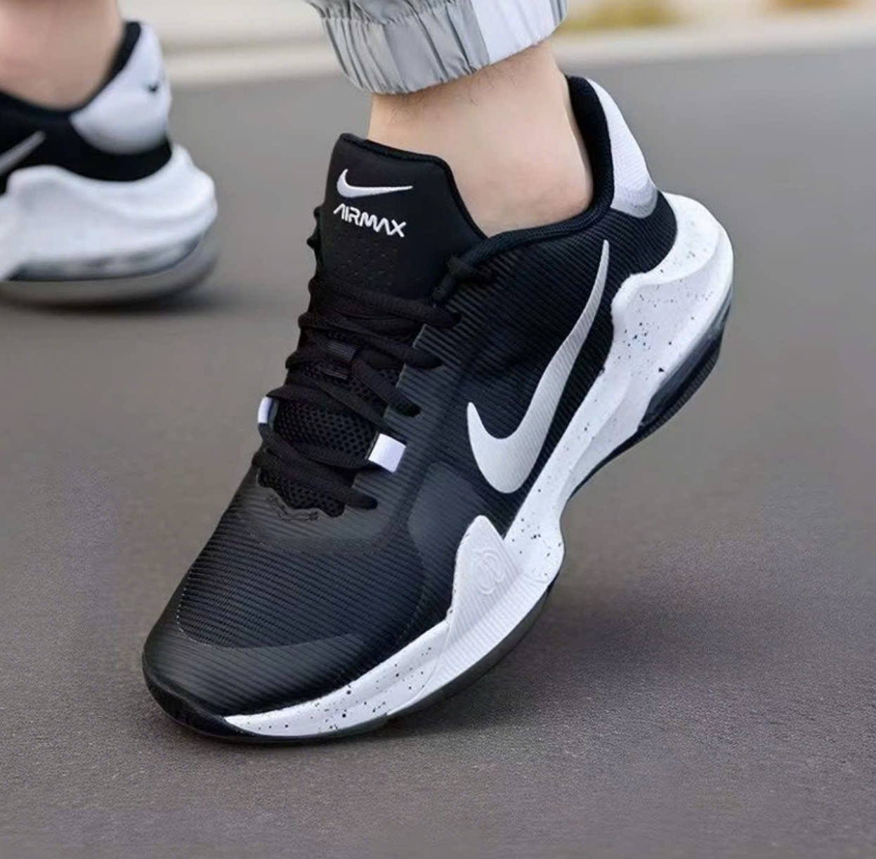 Alternative view of Giày Nike Air Max Impact 4 'Black White' DM1124-011