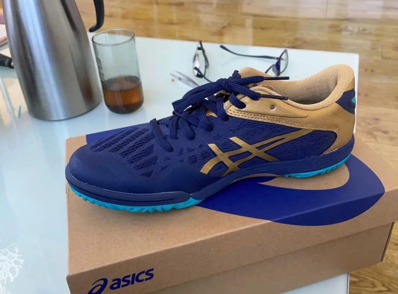 Alternative view of Giày Asics Attack Dominate FF 2 'Blue' 1073A010-403