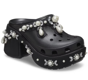 Dep Crocs Siren Heel x Simone Rocha Clog 'Black' 210646-001