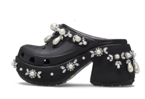 Dep Crocs Siren Heel x Simone Rocha Clog 'Black' 210646-001