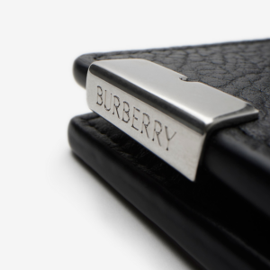 Vi Burberry B Cut Slim Bifold Wallet 'Black' 80838541
