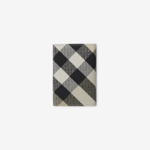 Vi Burberry Check Folding Card Case 'Lichen' 80895311