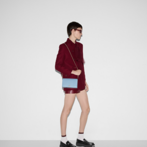 Tui Gucci GG Marmont Mini Chain Bag 'Blue' 497985-CAO2G-4941