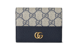 Vi Gucci GG Marmont Card Case 'Blue' 658610-17WAG-4041