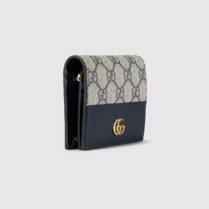 Vi Gucci GG Marmont Card Case 'Blue' 658610-17WAG-4041