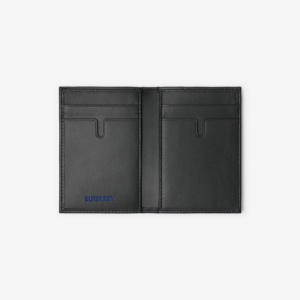 Vi Burberry Check Folding Card Case 'Shadow' 80984561