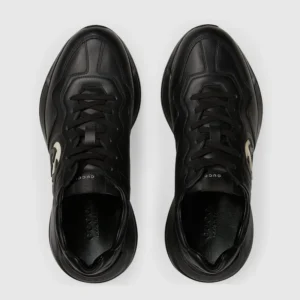 Giay Gucci Interlocking G Rhyton 'Black' 757857-UPG70-1057