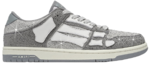 Giay Amiri Crystal Skel-top Low 'Grey' AMFOSR1059-030