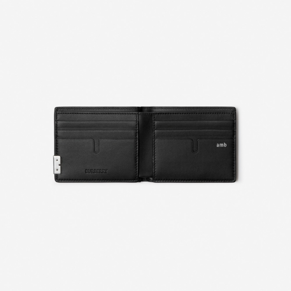 Ví Burberry B Cut Slim Bifold Wallet 'Black' 80838541 - Hình ảnh 3