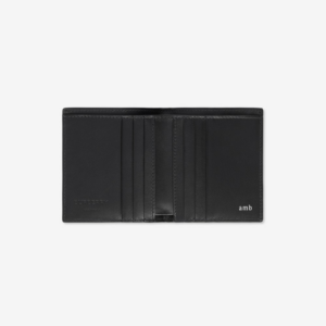 Vi Burberry Check Folding Card Case 'Charcoal' 80732761