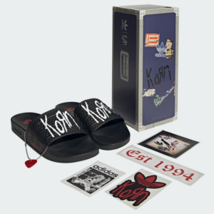 Dep Adidas Adilette Slides X KoRn '30th Anniversary Black' IH3753