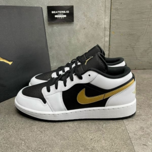 Giay Nike Air Jordan 1 Low GS 'Gold Swoosh' 553560-172