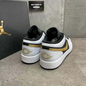Giay Nike Air Jordan 1 Low GS 'Gold Swoosh' 553560-172