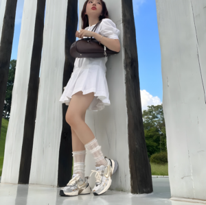 Giay Nike Wmns V2K Run 'Khaki Metallic Silver' HJ7245-100