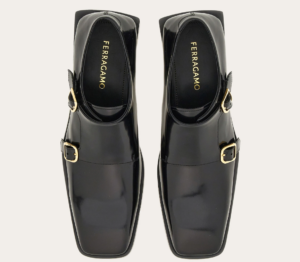 Giay Salvatore Ferragamo Monkstrap 'Black' 029244-777025