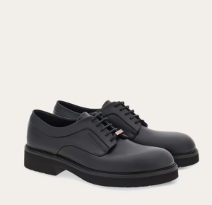 Giay Salvatore Ferragamo Derby 'Black' 027993-774504
