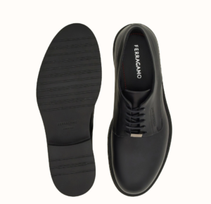 Giay Salvatore Ferragamo Derby 'Black' 027993-774504