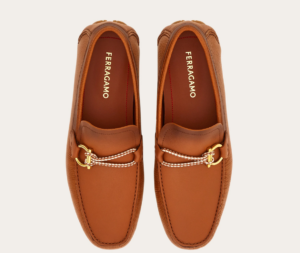 Giay Salvatore Ferragamo Driver 'Cognac' 02B796-774257