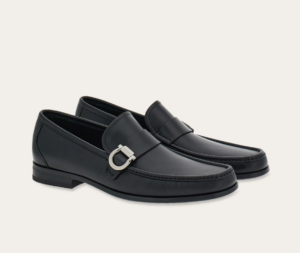 Giay Salvatore Ferragamo Moccasin 'Black' 027963-775114