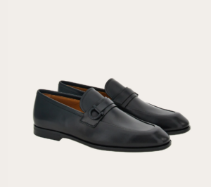 Giay Salvatore Ferragamo Moccasin 'Black' 021688-765785