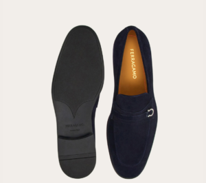 Giay Salvatore Ferragamo Moccasin 'Blue' 022385-768124