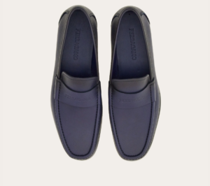 Giay Salvatore Ferragamo Moccasin 'Blue' 022319-768165