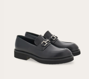 Giay Salvatore Ferragamo Moccasin 'Black' 021965-774481