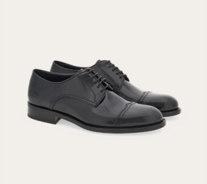 Giay Salvatore Ferragamo Derby Toe 'Black' 027975-773610