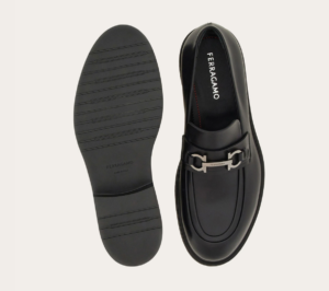 Giay Salvatore Ferragamo Moccasin 'Black' 021965-774481