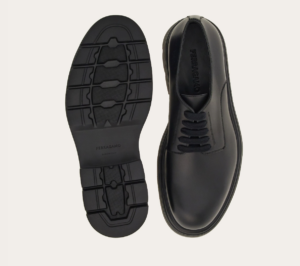 Giay Salvatore Ferragamo Chunky Lace Up 'Black' 022216-768457