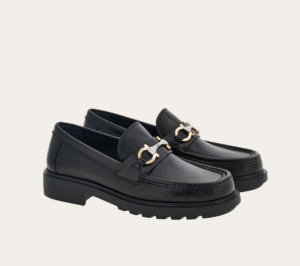 Giay Salvatore Ferragamo Moccasin 'Black' 022300-768108