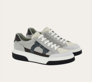 Giay Salvatore Ferragamo Low Cut 'Grey' 023588-769375