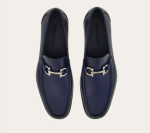 Giay Salvatore Ferragamo Moccasin 'Blue' 029457-769877