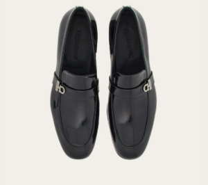 Giay Salvatore Ferragamo Moccasin 'Black' 022241-768488