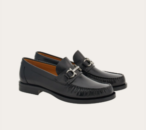 Giay Salvatore Ferragamo Moccasin 'Black' 021606-762695