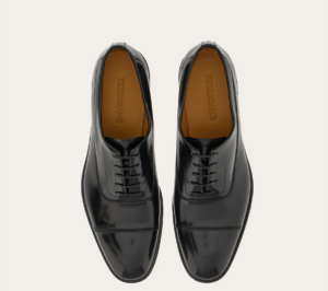 Giay Salvatore Ferragamo Oxford With Toe Cap 'Black' 021625-762477