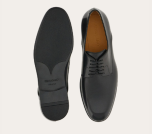 Giay Salvatore Ferragamo Two Tone Derby 'Black' 021670-762619