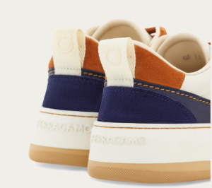 Giay Salvatore Ferragamo Suede Skate Sneaker 'Mascarpone' 022376-774861