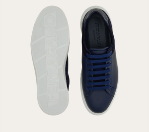 Giay Salvatore Ferragamo Low Cut Sneaker 'Blue' 026426-772094