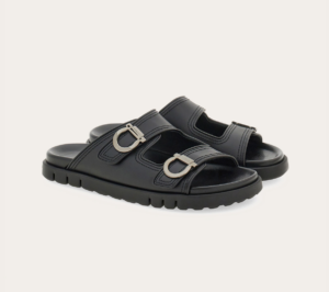 Dep Salvatore Ferragamo Double-strap Sandal 'Black' 027970-774491