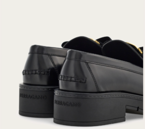 Giay Salvatore Ferragamo Chunky Vara Bow Loafer 'Black' 01J060-777353