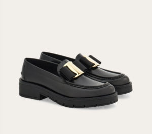 Giay Salvatore Ferragamo Chunky Vara Bow Loafer 'Black' 01J060-777353