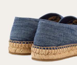 Giay Salvatore Ferragamo Denim Espadrilles 'Blue' 01I544-773726