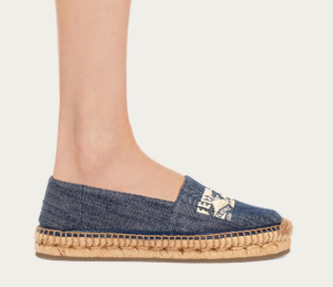 Giay Salvatore Ferragamo Denim Espadrilles 'Blue' 01I544-773726