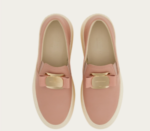 Giay Salvatore Ferragamo New Vara Plate Slip On 'Rose' 030606-774816