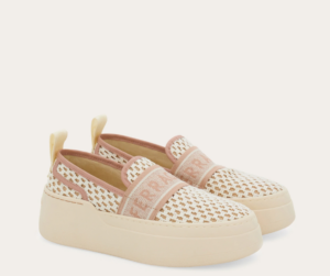 Giay Salvatore Ferragamo Platform Slip On 'Nude' 030605-774513