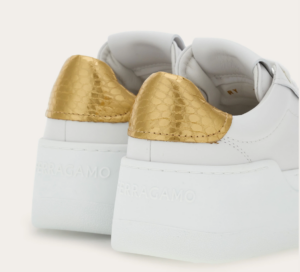 Giay Salvatore Ferragamo Wedge Sneaker 'White' 030573-769352